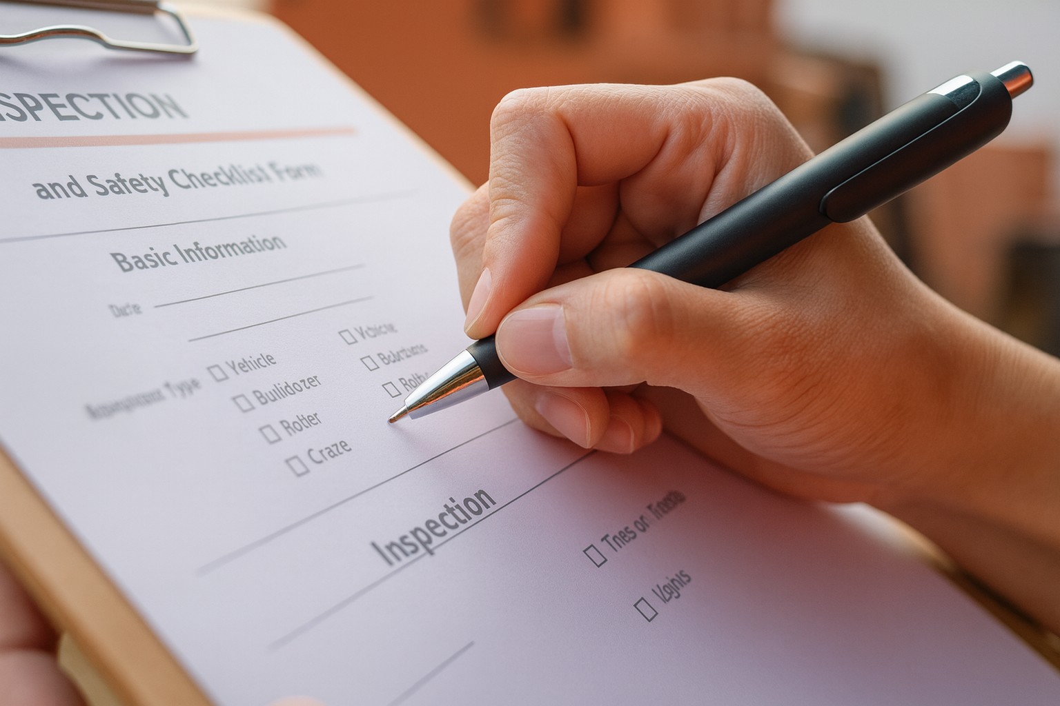 inspection checklist